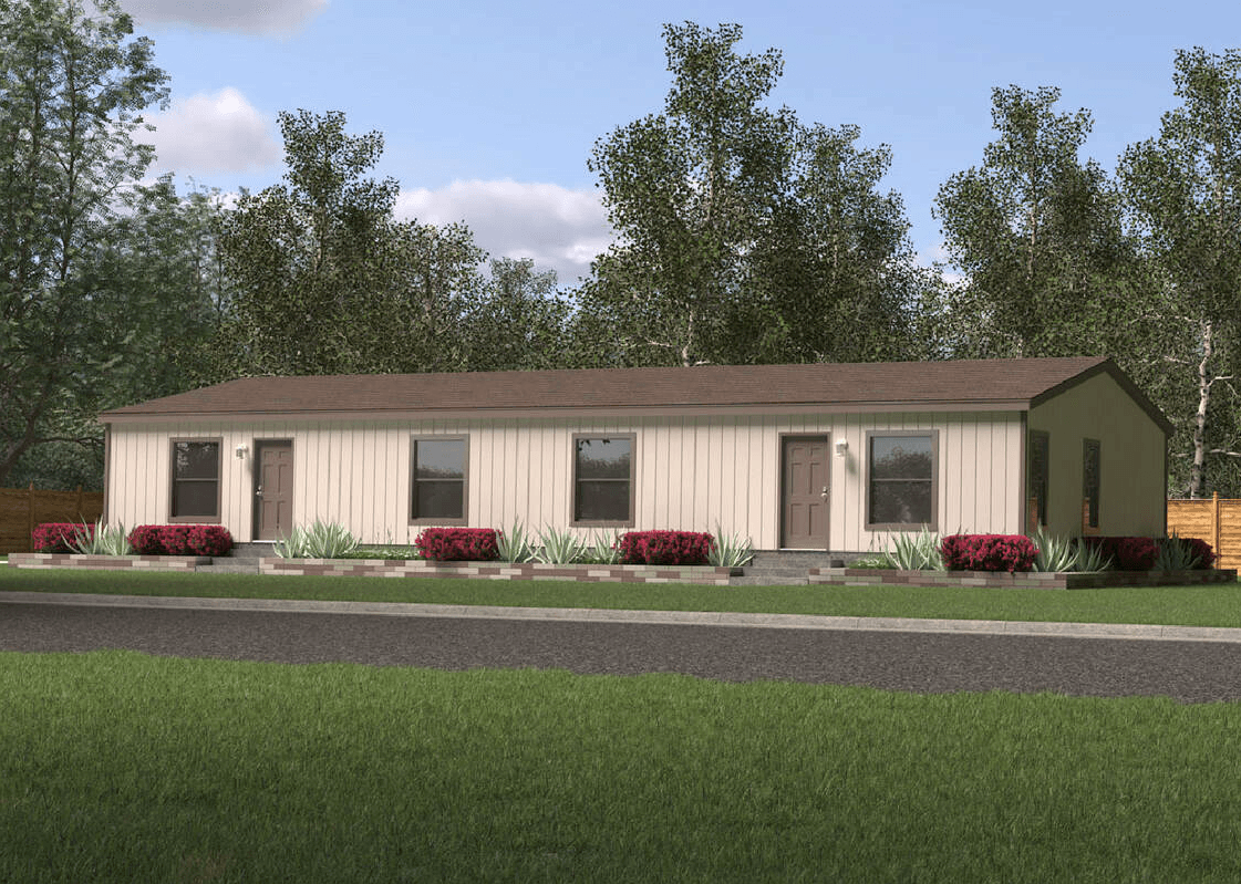 Duplex 28664a hero, elevation, and exterior home features